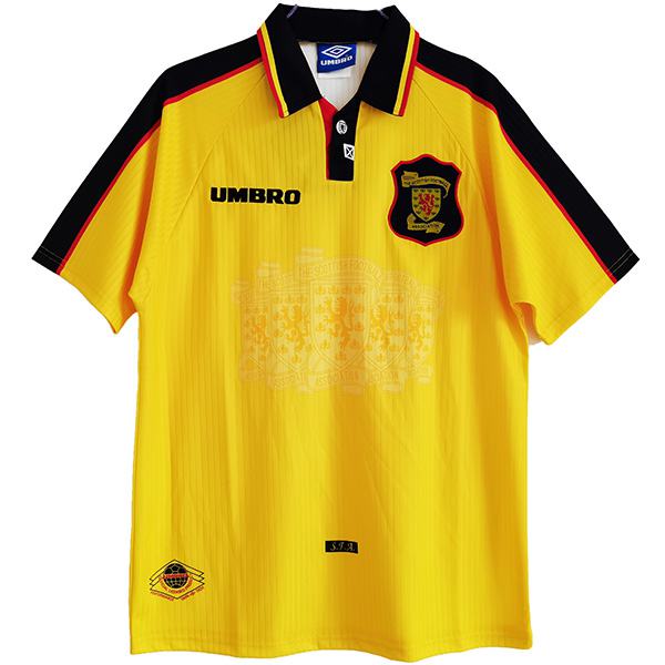Scotland away retro soccer jersey maillot match men's second sportswear football shirt 1996-1998